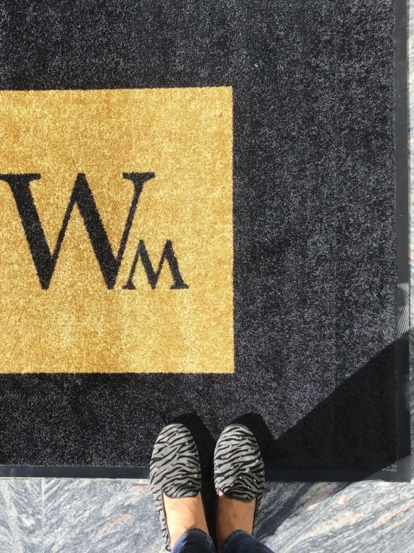 Felpudo técnico con personalización corporativa